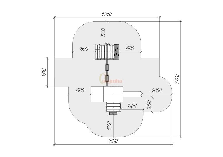 Детская площадка Савушка TooSun  6